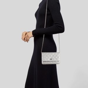 CHANEL Classic Quilted Wallet On Chain